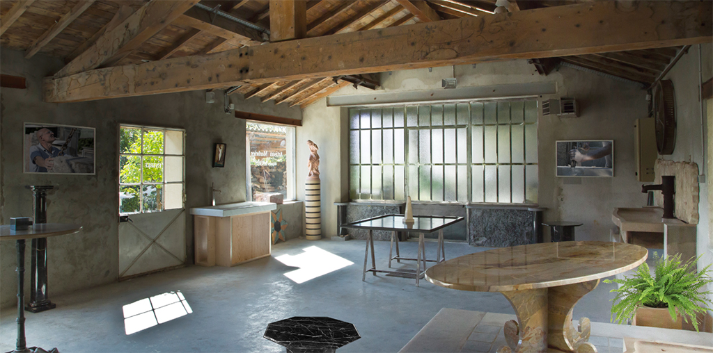 Estrade en pierre naturelle