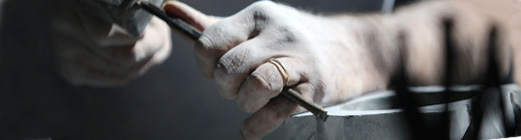 Travail manuel au sciseau